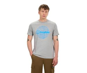 Berghaus Men's Map of The Toon tee, Grey Marl BCI, S
