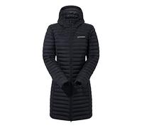 Berghaus Nula-Chaqueta Larga con microaislamiento, diseño Duradero, Resistente al Agua Aislante, Mujer, Negro, 42
