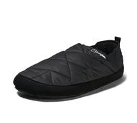 Berghaus Pantuflas unisex con forro polar cálido 2.0 | Repelente al agua, Negro azabache gris a rayas, 3/4 UK