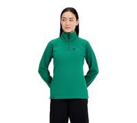 Berghaus Prism 2.0 - Chaqueta de forro polar con media cremallera para mujer, color verde pradera, talla 8