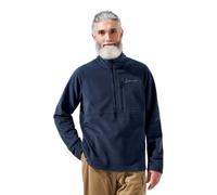 Berghaus prism half zip polartec forro polar para hombre, negro azabac