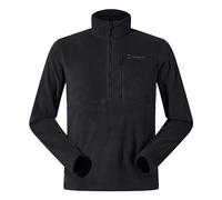 Berghaus Prism Half Zip Polartec Forro Polar para Hombre, Negro Azabache, M