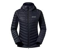 Berghaus Tephra 2.0 Hooded Insulated Chaqueta para Mujer, Negro azabache, 40