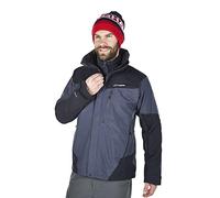 Berghaus UK Arran - Chaqueta Impermeable 3 en 1 para Hombre, Hombre, 421695C63, Carbon/Black, Extra-Small