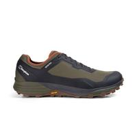 Berghaus Vc22 Multisport Gore-Tex Mid Walking Trail Hiking Shoes Boots, Durable, Waterproof, Breathable, Vibram, Zapatos para Caminar Hombre, Marrón Oscuro y Verde Oscuro, 41.5 EU