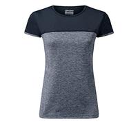Berghaus Voyager Tech tee Camiseta de Manga Corta, Mujer, Carbon Marl/Jet Black, 2XL