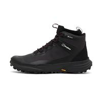 Berghaus Zapatillas VC22 Mid GTX 2.0 para hombre, negro/rojo, talla 40, negro, rojo, 44.5 EU