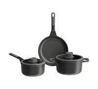 Berghoff Leo - Batería de Cocina de 5 Piezas Antiadherente Stone+