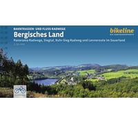 Bergisches Land Bahntrassen- und Fluss-Radwege: Panorama-Radwege, Siegtal, Ruhr-Sieg-Radweg und Lenneroute im Sauerland, 545 km, 1:50.000, GPS-Tracks ... Übernaachtungsverzeichnis (Radtourenbücher)
