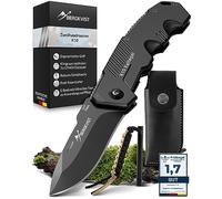 BERGKVIST® K10 Cuchillo plegable [navaja de dos manos], negro