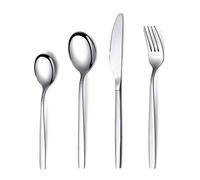 Berglander Cubiertos de acero inoxidable, 30 piezas, Servicio para 6
