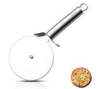Berglander Rueda de pizza, chapado en titanio dorado, cortador de pizza súper afilado de acero inoxidable con chapado en oro rosa de titanio, cortador de masa, fácil de limpiar y almacenar