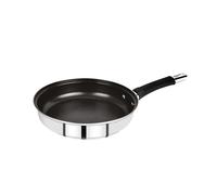 BERGNER Baster - Sartén de 20 cm Con Asas Huecas - Fabricada en Acero Inoxidable - Cuenta Con Asa de Silicon Y Revestimiento Antiadherente De 4 Capas - Sartén Apta para Inducción