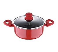 Bergner Bellini Red - Cacerola, 24 x 11,5 cm, Aluminio prensado