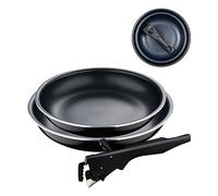 Set de sartenes bergner click & cook aluminio (2 piezas)