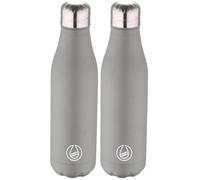 Bergner Botella termo cola 500ml acero inoxidable gris Walking anywhere, 500 ml (Paquete de 2)