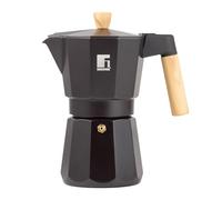 Bergner Charcoal Cafetera para 6 Tazas en Aluminio 17x10x20,5cm