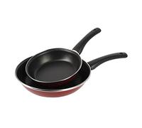 BERGNER Classique | Juego de 2 Sartenes de 20 y 26 cm | Fabricadas de Aluminio Forjado |Sartenes Antiadherentes | Apta para todo tipo de Cocinas | Libre de PFOA | Rojo