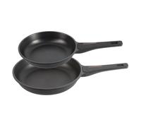 Bergner copper juego de 2 sartenes ø24ø28cm en aluminio fundido con mango de baquelita 8 cm