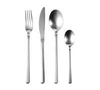 Bergner Cubertería, Acero Inoxidable, Cromado Mate, 17.5x7.5x27 cm, 24