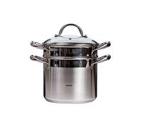 Bergner Gourmet - Set de ollas, 3 Piezas, 16 x 21 cm, Acero Inoxidable