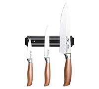 Bergner Infinity Chef Set de Cuchillos y Barra magnética, Acero Inoxidable, Bronce, 20 cm