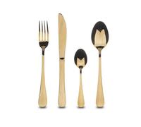 Bergner Set 24pcs cuberteria en acero inoxidable colección Munich champagne shiny