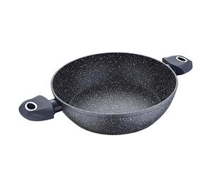 Bergner Orion Cacerola, Aluminio Forjado, Gris, 24 cm