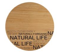 BERGNER Natural Tabla de Corte Redonda, Bambú