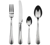 Bergner Q2406 Eiffell - cubiertos, acero inoxidable, cromado, 27x20x5 cm, 24 unidades