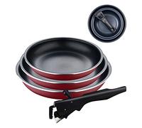 Set De Sartenes Bergner Click & Cook 4 Piezas Rojo Aluminio (4 Unidades)
