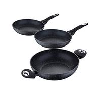 Bergner Set Sartén 3 Uds. PK376 Negro