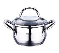 Bergner Cacerola 24X13.5CM 5.6L C/T Gourmet Acer.INOX, Acero Inoxidable, 24 cm-5,6 L