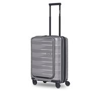 Bergpfeil Artículos regulares Travel, Arctic Silver Metallic, S (Laptop), Maleta de cabina de cáscara dura