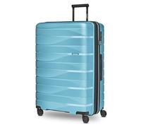 Bergpfeil Artículos regulares Travel, Glacier Blue Metallic, Koffer L (75 cm) erweiterbar, Maleta de check-in rígida
