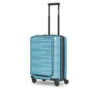 Bergpfeil Artículos regulares Travel, Glacier Blue Metallic, S (Laptop), Maleta de cabina de cáscara dura