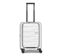 Bergpfeil Travel 4 ruedas Carro de la cabina 55 cm Compartimento para el portátil con pliegue de expansión blanco