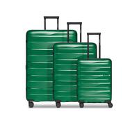 Bergpfeil Travel 4 ruedas Juego de maletas 3 piezas Con asa expansible verde