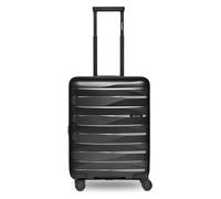 Bergpfeil Travel 4 ruedas Maleta de cabina S 55 cm Con asa expansible negro