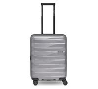 Bergpfeil Travel 4 ruedas Maleta de cabina S 55 cm Con asa expansible plateado