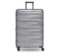 Bergpfeil Travel 4 ruedas Trolley L 75 cm Con asa expansible plateado