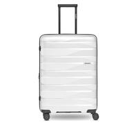 Bergpfeil Travel 4 ruedas Trolley M 66 cm Con asa expansible blanco