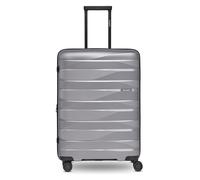 Bergpfeil Travel 4 ruedas Trolley M 66 cm Con asa expansible plateado