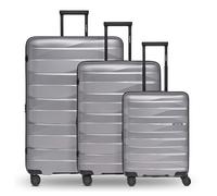 Bergpfeil Travel Trolley Set 3-teilig Arctic Silver Metallic