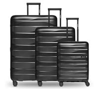 Bergpfeil Travel Trolley Set 3-Teilig Black Night Metallic