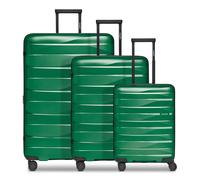 Bergpfeil Travel Trolley Set 3-teilig Emerald Green Metallic