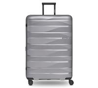 Bergpfeil Artículos regulares Travel, Arctic Silver Metallic, Koffer L (75 cm) erweiterbar, Maleta de check-in rígida