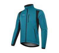 BERGRISAR Chaqueta de Ciclismo para Hombre, para Bicicleta, BTT, Invierno, Resistente al Viento, Térmica, Impermeable, Maillot de Ciclista, para Correr, azul, S