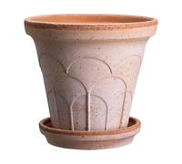 Bergs Potter Maceta Fleur con plato. 2 piezas Rosa. Ø14 cm
