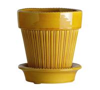 Bergs Potter Maceta Simona esmaltada Ø16 cm amarillo